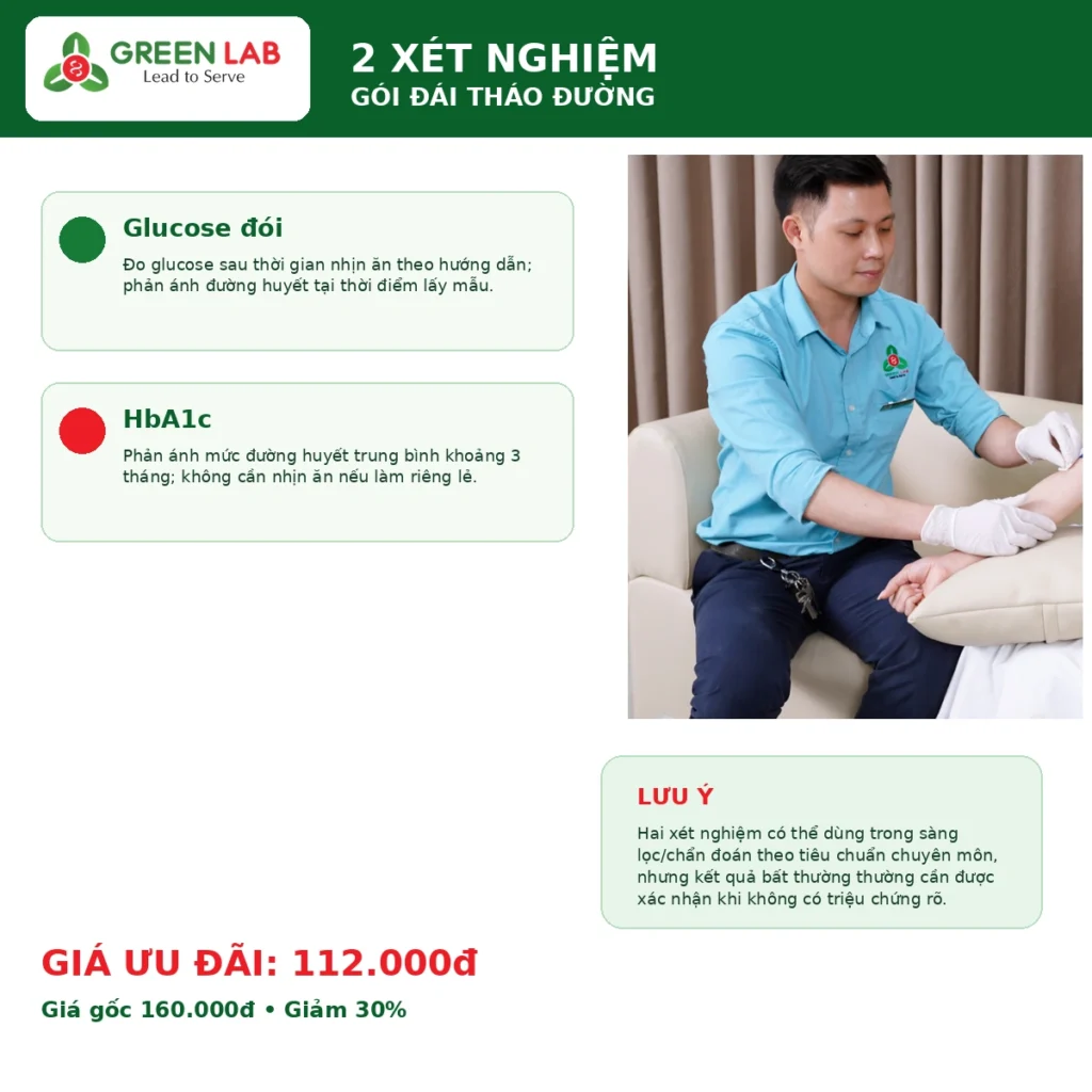 xét nghiệm đái tháo đường