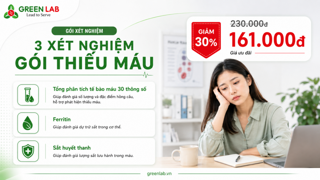 xét nghiệm thiếu máu