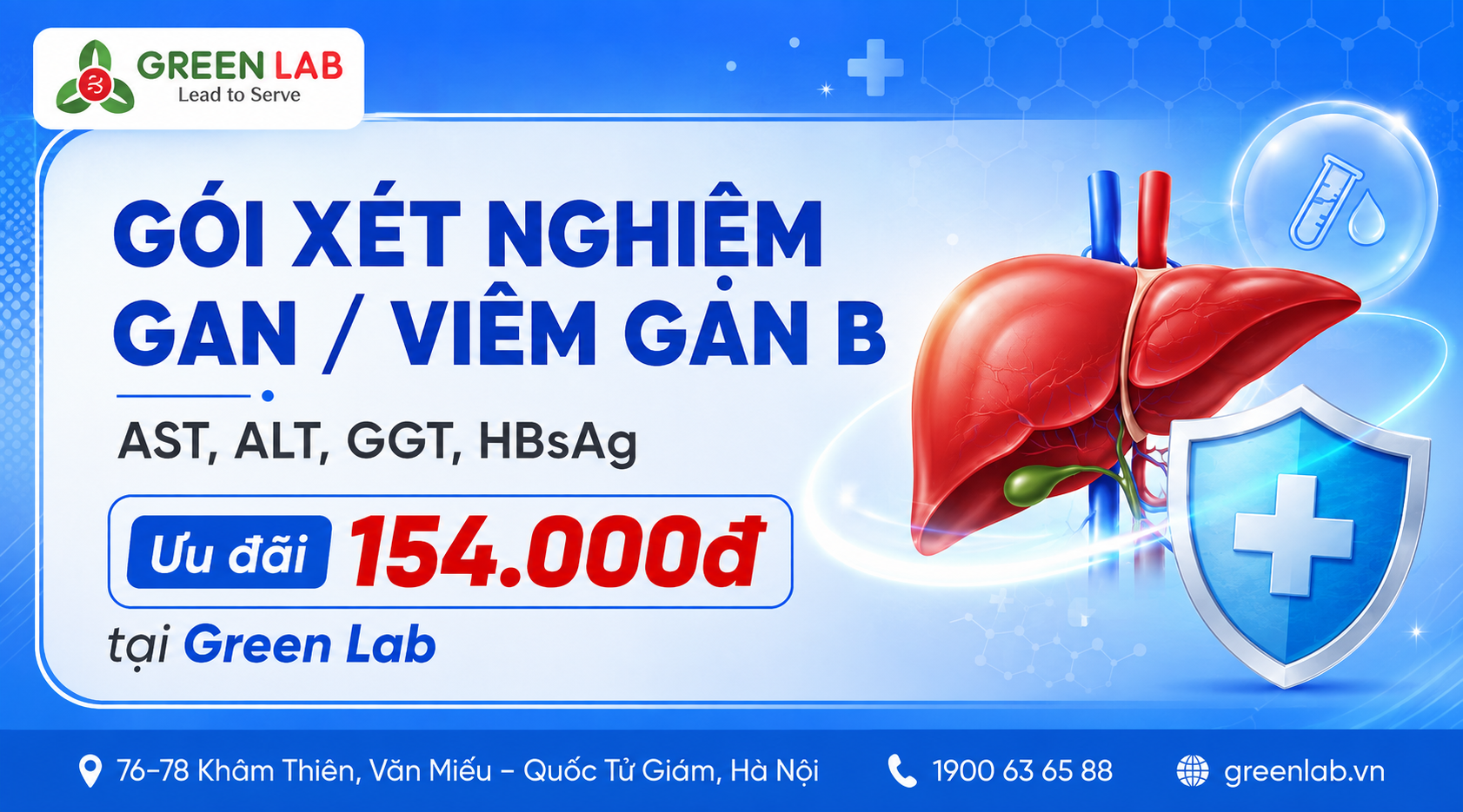 Gói xét nghiệm Gan/ Viêm gan B