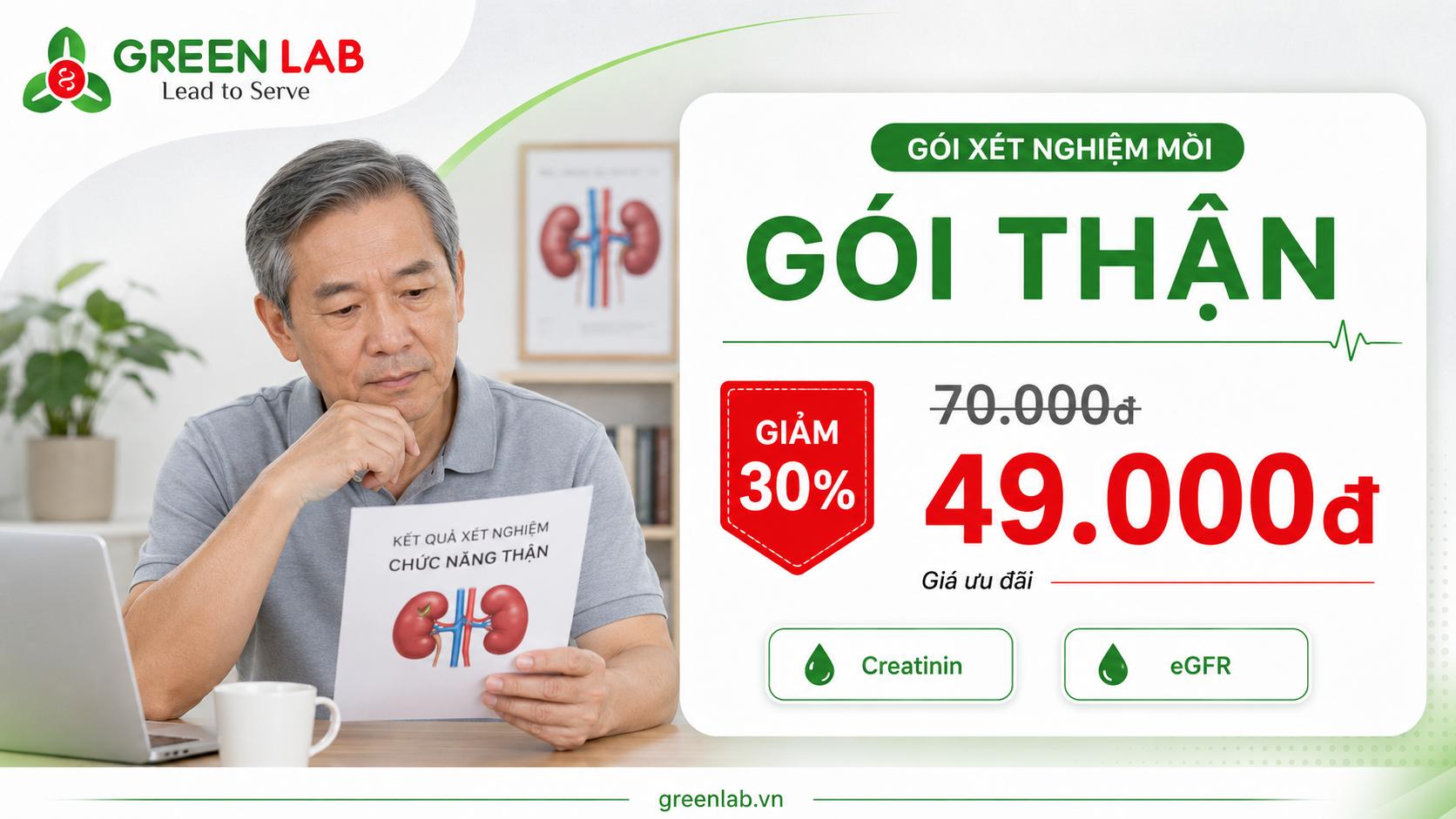 Ưu đãi xét nghiệm Thận