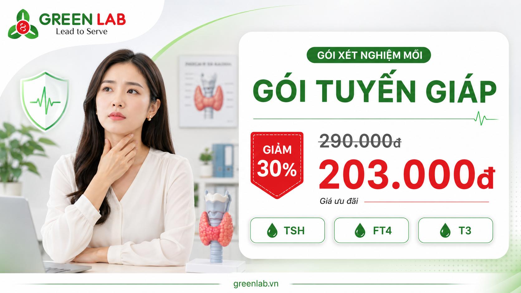 Ưu đãi xét nghiệm Tuyến giáp