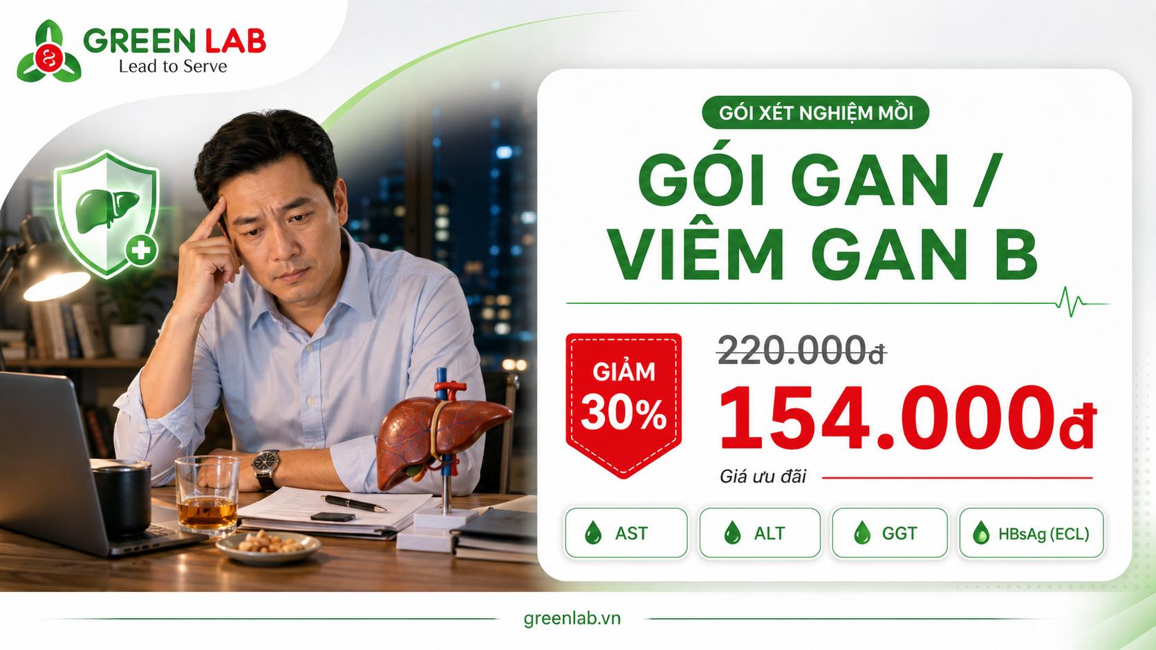 Ưu đãi xét nghiệm Gan/ Viêm gan B