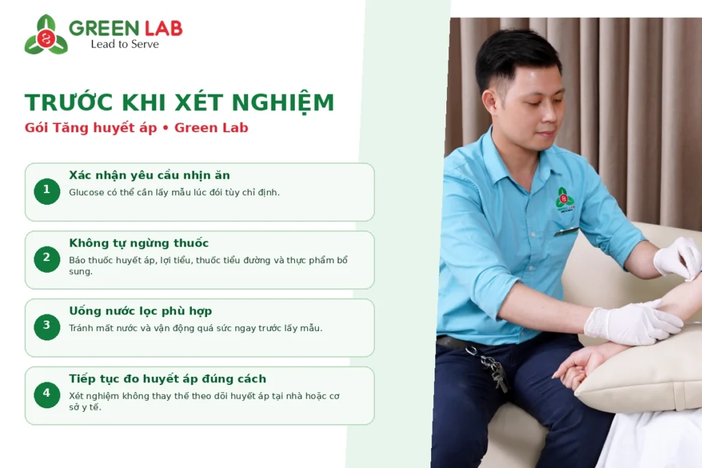 xét nghiệm tăng huyết áp
