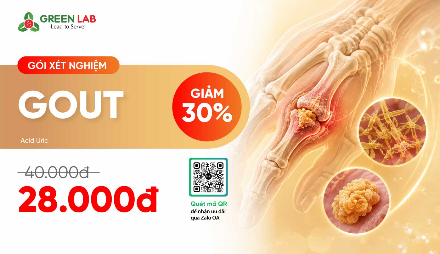 Ưu đãi xét nghiệm Gout
